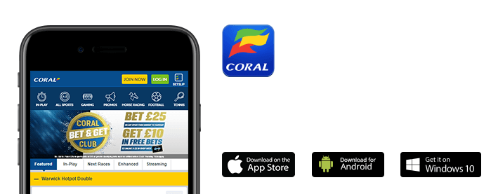 Coral mobile sports betting odds